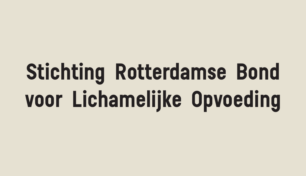 Stichting Rotterdamse Bond voor Lichamelijke Opvoeding